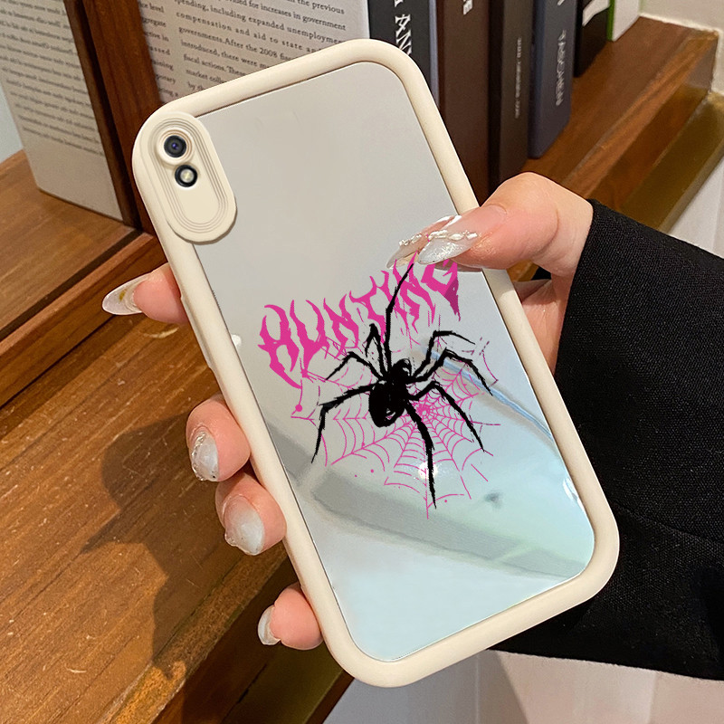 Casing Hp Xiaomi Redmi 9A Redmi 9i Redmi 9T Redmi 9 Power Case Casing laba-laba hitam HP pola Kesing