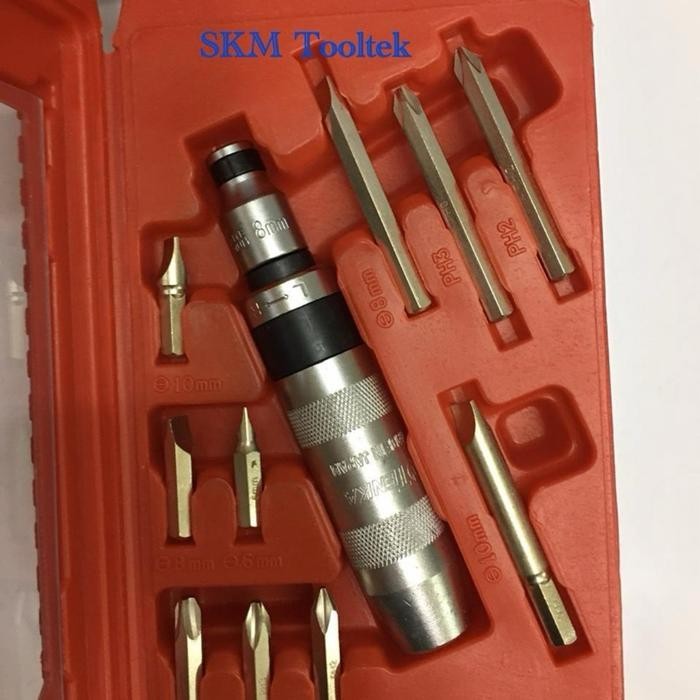Stok Terbatas Obeng Ketok Set 10Pcs Tenka / Impcat Screw Driver Set 10Pcs Terlariss 