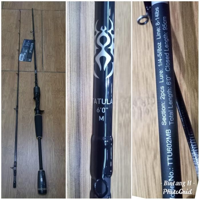 Ready Joran BC Baitcasting Daiwa Tatula 602 MB