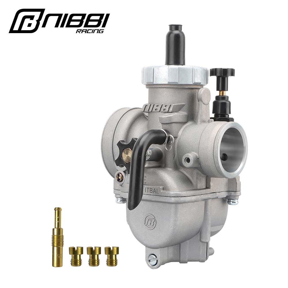 NIBBI 2T 4T Carburetor Motorcycle PE24/26/28/30mm Carb with Carb Jets