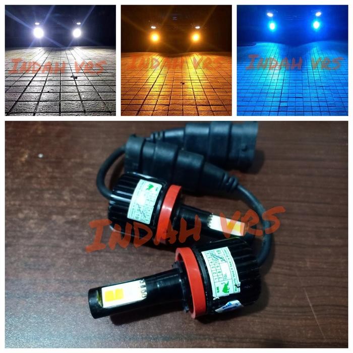 Led H11 3 Warna / Lampu Foglamp H11 K5