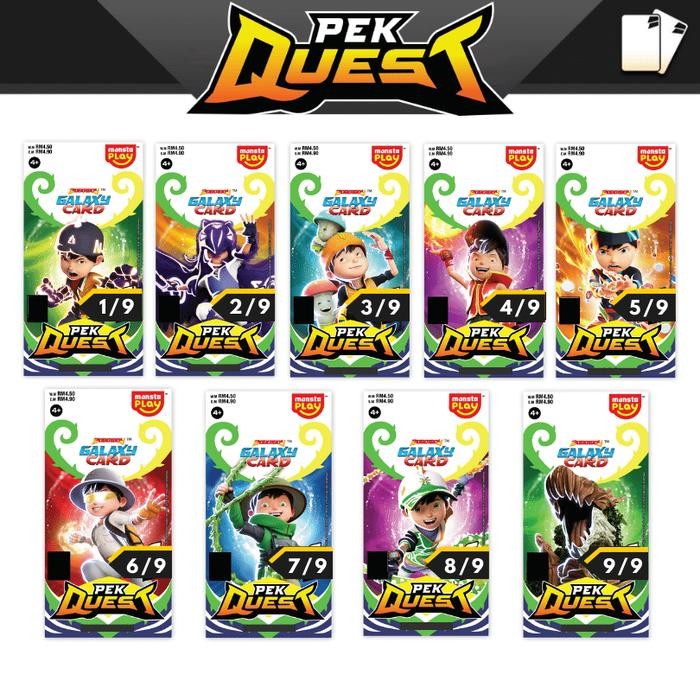 READY Komplit - Boboiboy Galaxy Card Original Monsta Malaysia G00D QU4LITY