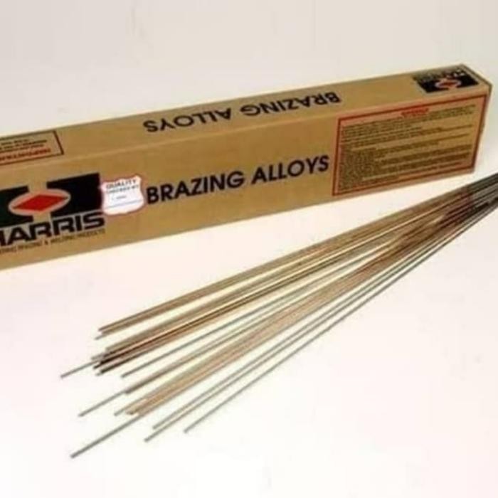 Bagus Paket 100 Pcs Perak Las Kawat Las Tembaga Ac Merk Harris Terlariss 