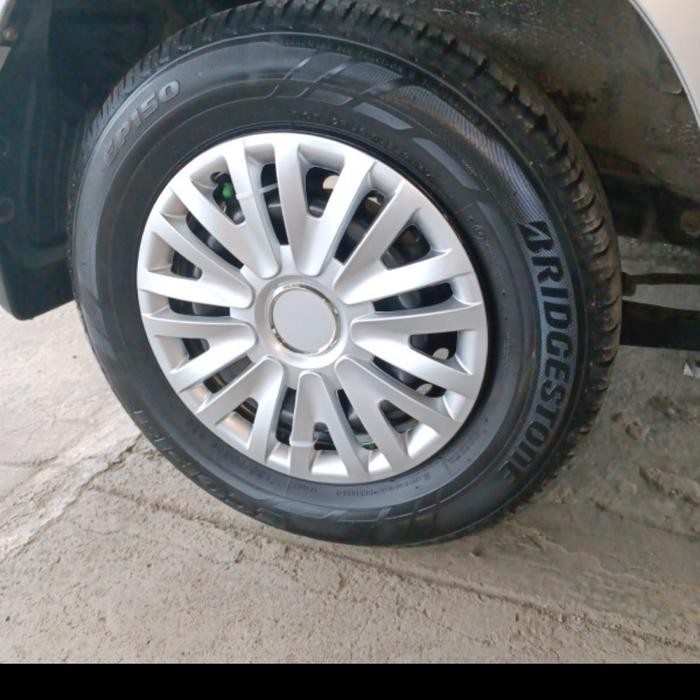 wheel dop cover velg mobil grand xenia ring 14 inch silver