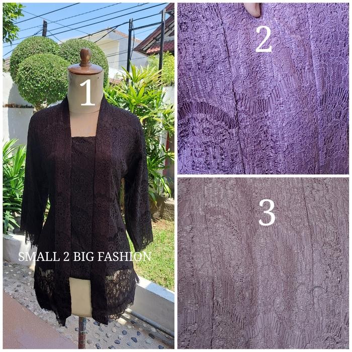 TERLARIS kebaya hijau / kebaya kutubaru brukat army/ kebaya navy / kebaya putih READY STOCK