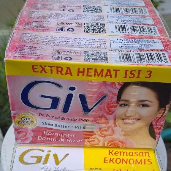 FreshProduct- Promo 6 Pcs Sabun Giv Batang 100 Gr Extra Besar Extra Hemat