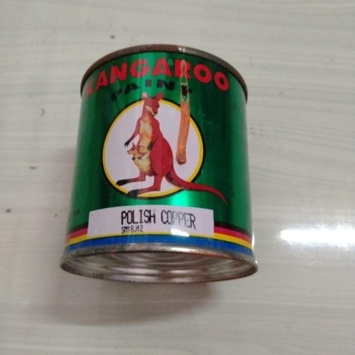 Cat minyak KANGAROO warna tembaga atau emas/ cat besi dan kayu 200 ml