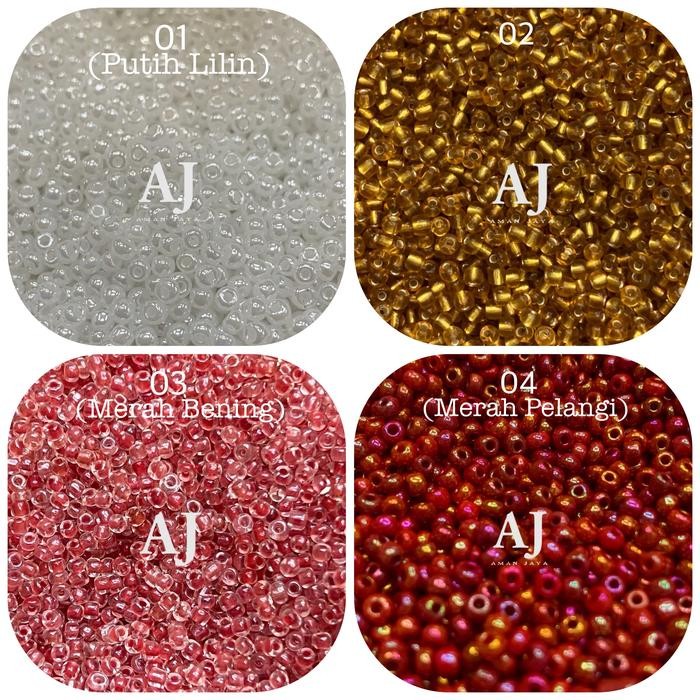 zefs- Manik Mote Payet Pasir 8/O Agb 500 Gram Warna Warni