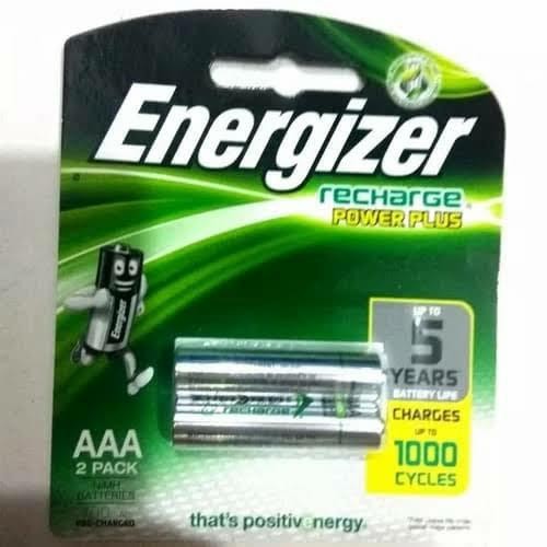 baterai energizer recharge A3 isi 2 pcs