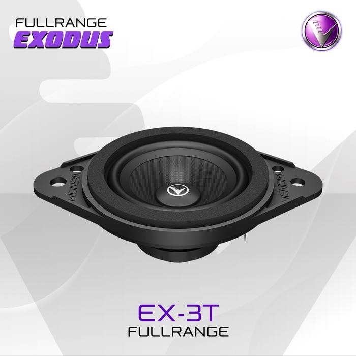 Speaker Full Range 3 Inch VENOM EX-3T Full Range Plug and Play Zenix