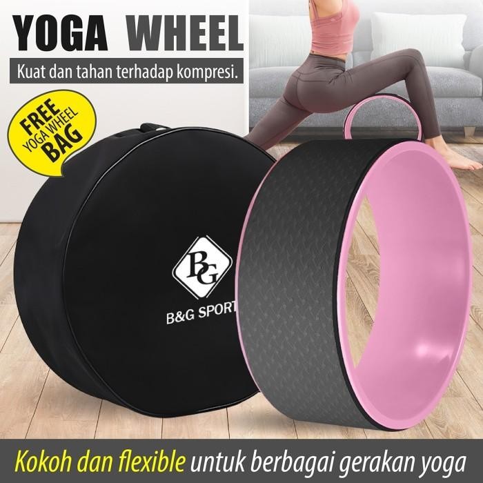 BG SPORT Yoga Wheel I Roller Yoga Plates + Tas