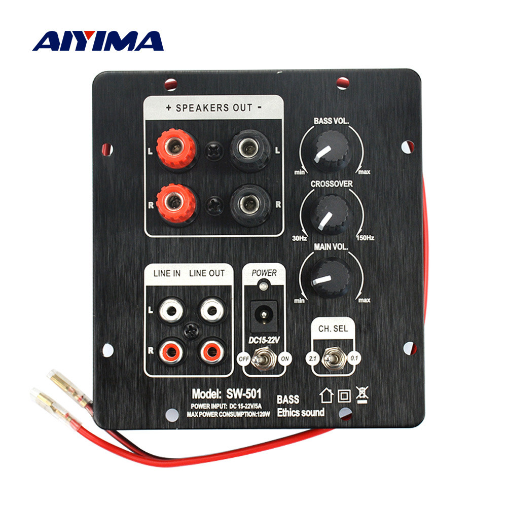 Aiyima 2.1 Digital Subwoofer Smd Integrated Amplifier Audio Board Independent 2.0 Channel Output