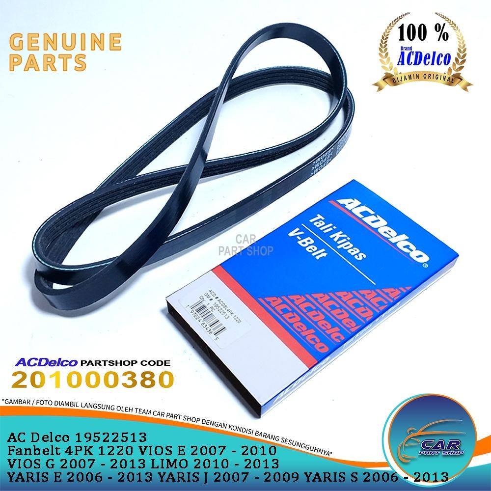 Fanbelt V Belt Fan Belt 4PK 1220 VIOS E 2007 - 2010 VIOS G 2007 - 2013 LIMO 2010 - 2013 YARIS E 2006