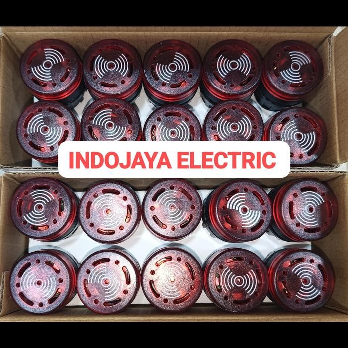 BUZZER ALARM 22MM + LED WITH ALARM MERK EWIG 220V
