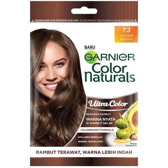 4ikm- Pewarna Rambut Garnier - Ash Blonde + Golden Brown