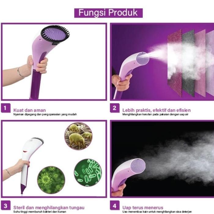 GM Bear Setrika Uap Genggam Fungsional 1053 / Steam Ironer