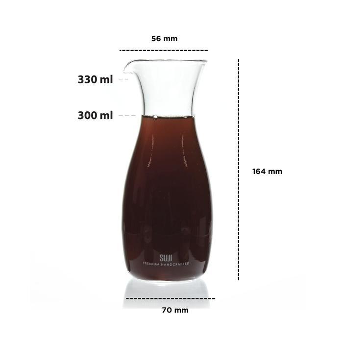 SUJI Coffee Pot Reyk Glass Drip Decanter Cold Brew Decanter Coffee