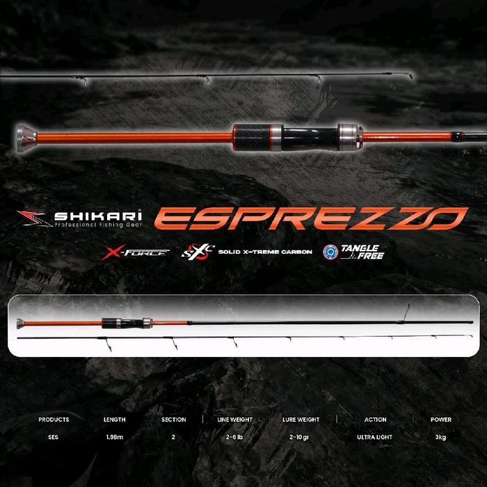 joran shikari esprezzo ultralight ul solid carbon pilihan 662 solid carbon