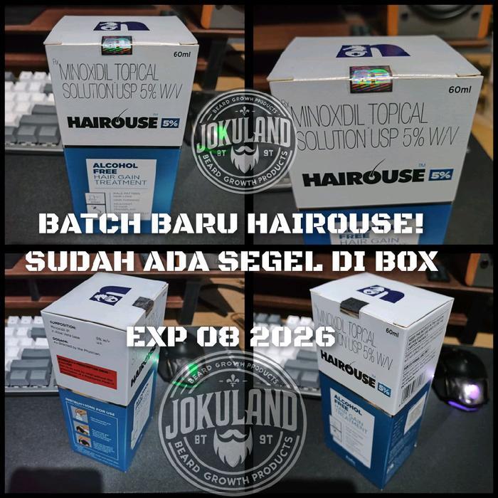 Promo Hairouse - Non Alkohol Hairouse Original India Menumbuhkan Brewok Dan Rambut Terlaris
