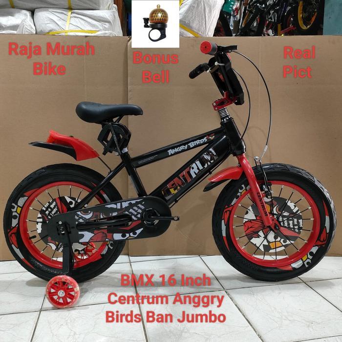Alinja - Sepeda Anak Laki Laki Bmx Centrum 16 Inch Ban Jumbo Sepeda Anak Bmx Centrum Anggry Birds 16