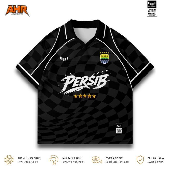 WIN SPORT - Jersey Persib Bandung Oversize Retro Wavy Full Printing Sublimasi Premium Unisex | Dry-F