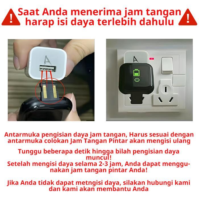 Premium Y68 Bluetooth Smart Watch Detak Jantung Olahraga Jam Tangan Pintar Original