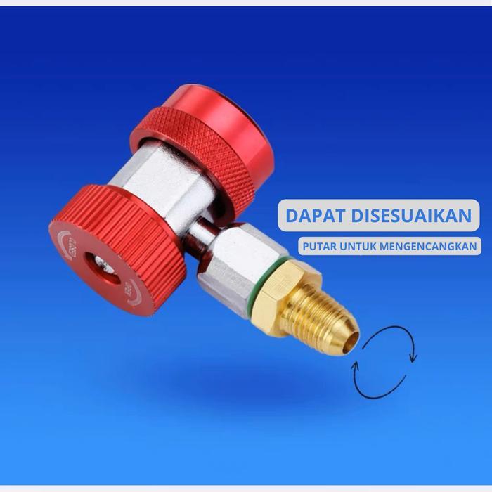 Jishuo Cod Meteran Ac Manifold Double Gauge Set / Air Conditioning Repair Fluorine Filling Js-C8609