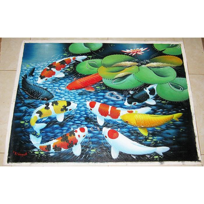 OBRAL Lukisan Ikan Koi 9