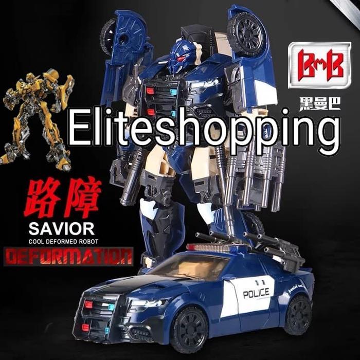 HOT SALE BMB BARRICADE DELUXE TLK SAVIOR TRANSFORMERS POLIS TERMURAH