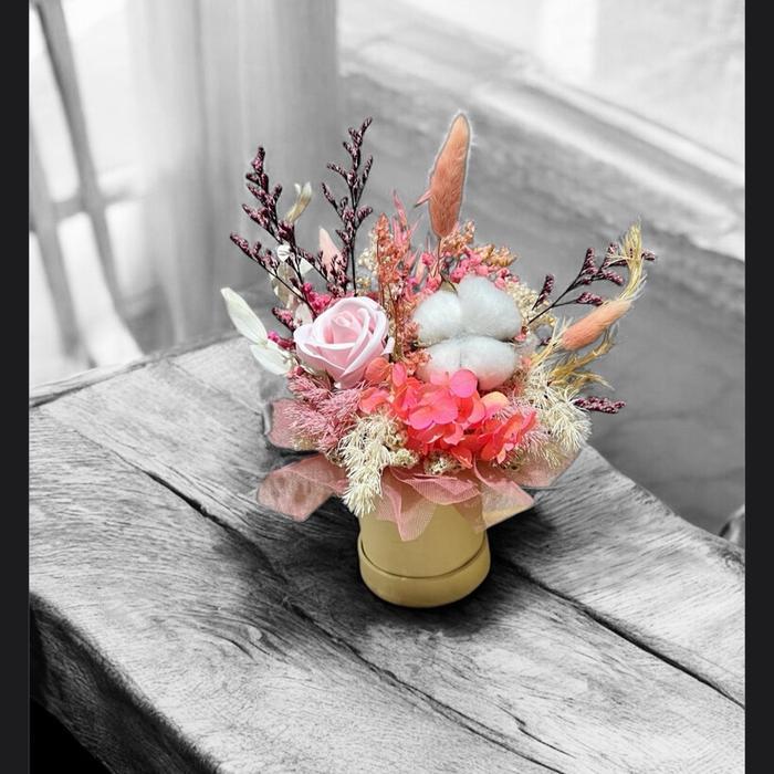 Mini Bloombox Bloom Box Dried flower / bloombox Bloom box bunga kering / bloombox bloom box dried fl