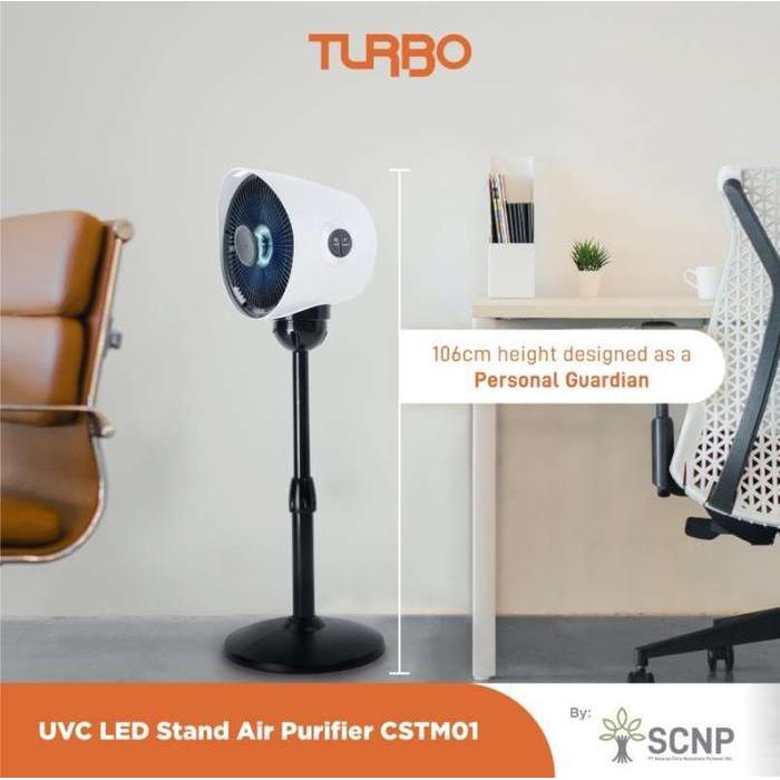 UVC Air Purifier by Turbo | Pembersih Udara with HEPA, Ionizer, & UVC
