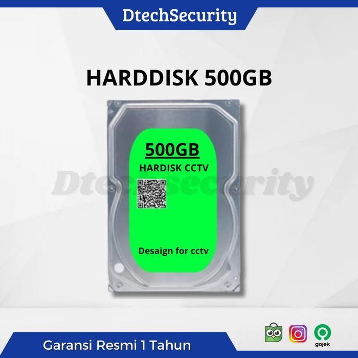 HARDISK CCTV / HDD 500GB DESAIGN FOR CCTV / SATA INTERNAL 500GB