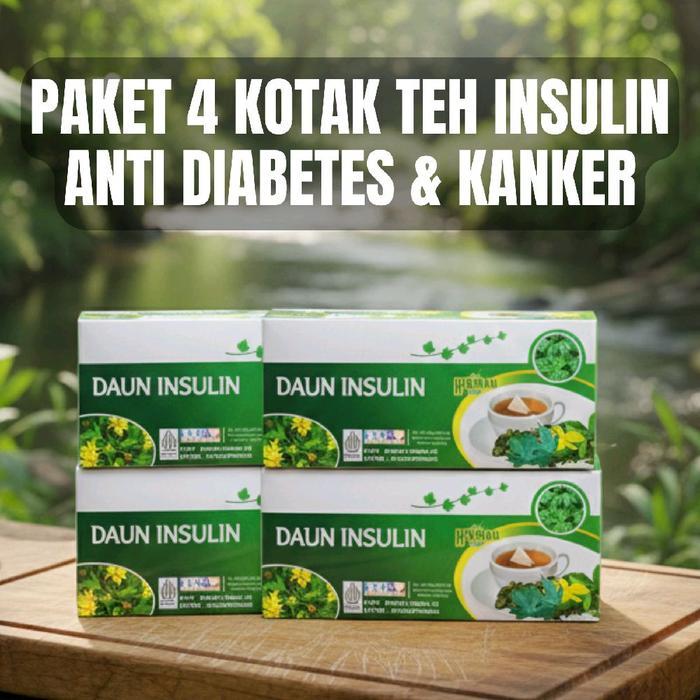 (paket 4) teh Insulin diabetes, teh daun insulin, insulin obat herbal, insulin herbal, teh daun