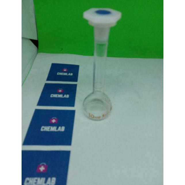 Labu Ukur Clear 10 ml PP Stopper - Volumetric Flask