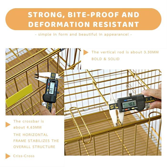 Kandang Hewan Besi Lipat/ Kandang Hewan Besi/ Metallic Pet Cage/ Kandang Kucing Lipat/ Kandang Besi