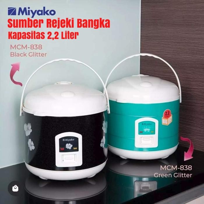 Miyako Magic Com / Rice Cooker 2.2 Liter Mcm-838/Mcm 838/Mcm838