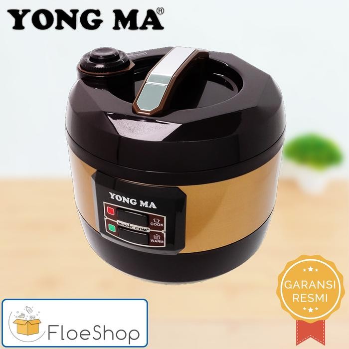 Rice Cooker / Magic Com Yong Ma Yongma Smc 4033 Stainless (2.5 Liter)