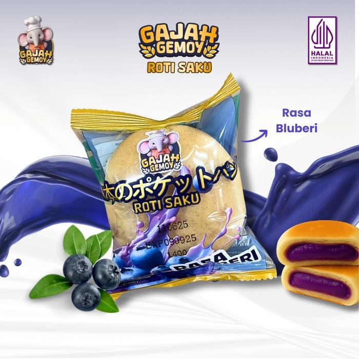 

TERLARIS Roti Saku Gajah Gemoy Lembut & Parotinya cocok untuk sarapan atau cemilan saat lapar Isi 20