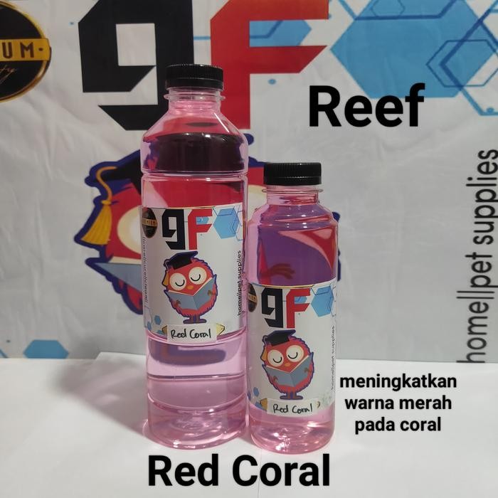 RED CORAL AQUARIUM LAUT MENCERAHKAN WARNA MERAH CORAL LAUT 500ML