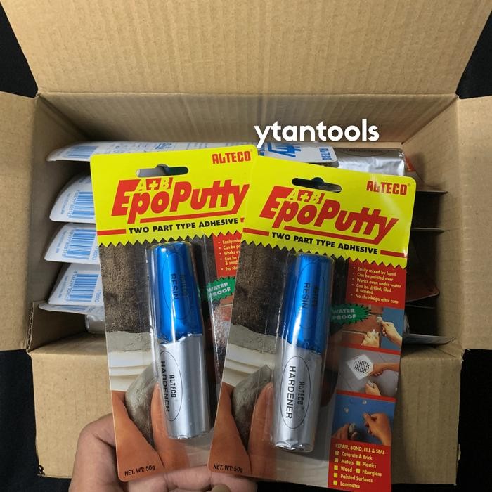 

1 DUS LEM PORTING 50 GRAM LEM EPOPUTTY LEM DODOL LEM KAPAL ISI 12 BIJI