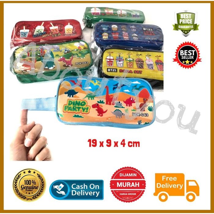 

Tempat Pensil Viral Kotak Pensil Resleting Besar Pensil Case Karakter