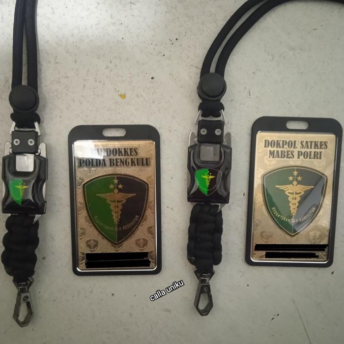 

lencana id card dokkes polri