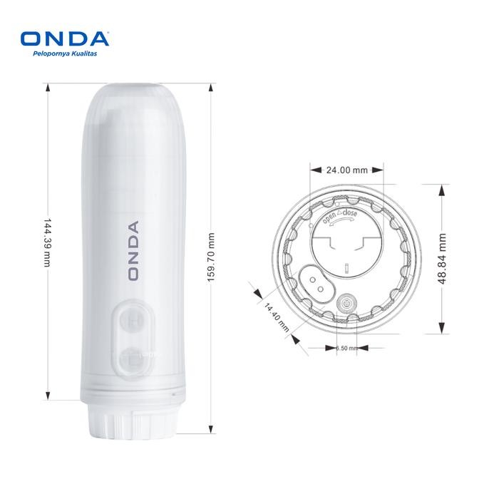 ONDA BIDET SPRAY PORTABLE TRAVEL PJS 20 BIDET SPRAY TOILET SEMPROTAN TOILET DUDUK JET SHOWER CLOSET