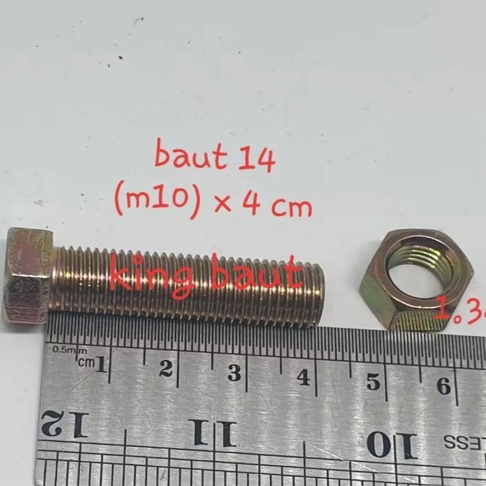 BAUT 14 + MUR (10MM) X 4 CM
