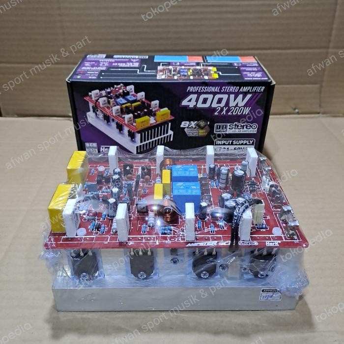 Modul Kit Power Amplifier Stereo 2 X 200 Watt Ampster Sc2 /Class Ab .