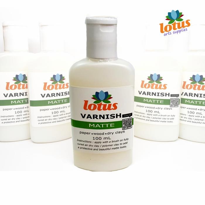 

Pilihan- Lotus Varnish Decoupage Matte 100Ml For Dry Clay, Wood, Polymer, Paper