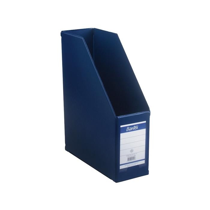 

Bantex Magazine File (Box File) 10cm Folio Blue #4011 01