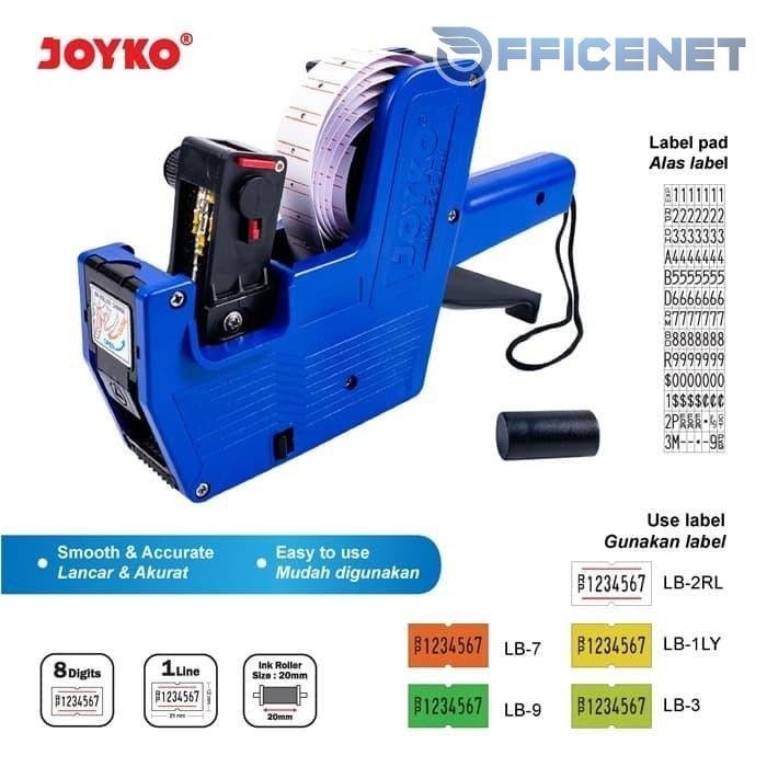 

ALAT LABEL HARGA MX 5500M JOYKO 8 DIGITS 1 BARIS PRICE LABELLER