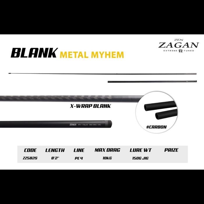 blank joran set bahan carbon zen zagan original asli hanya blank saja