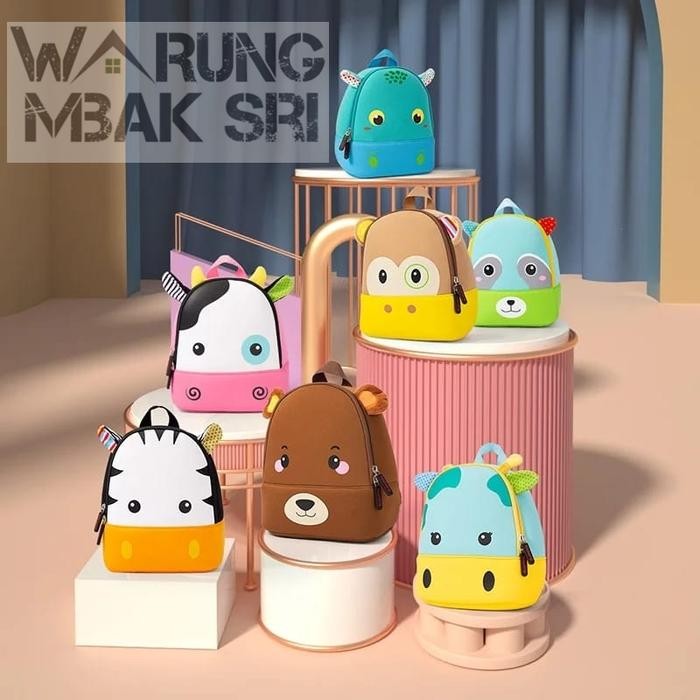 

Tas Ransel Anak Motif Binatang Lucu Untuk Paud umur 2-4 tahun Warung Mbak Sri pakaian sd